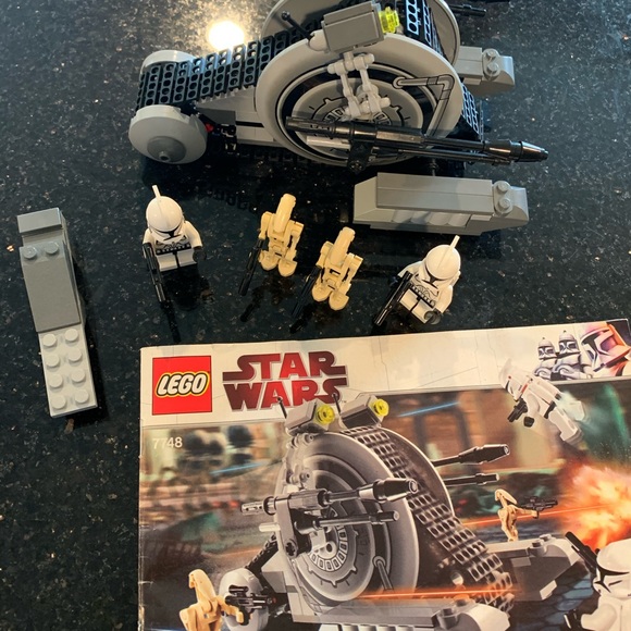 lego star wars corporate alliance tank droid 7748